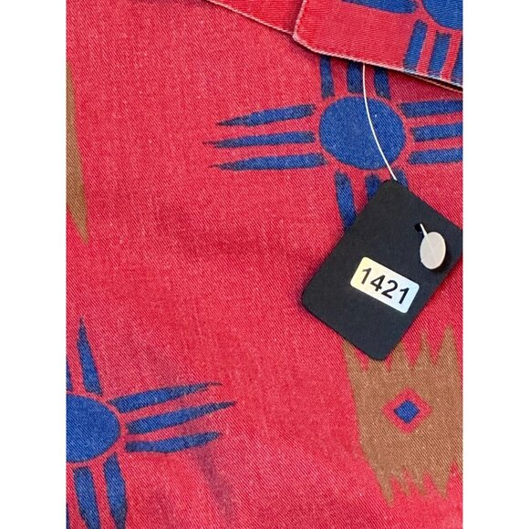 VTG  Rancho Deluxe Native American Navajo Shirt Size S  MADE IN USA  #1421 - Picture 12 of 13